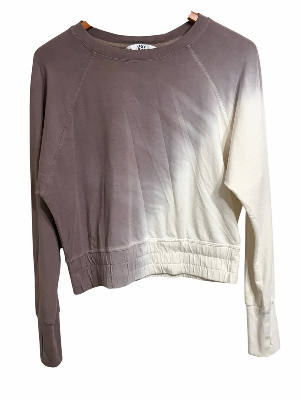JoyLab Taupe-to-Cream Ombre Sweatshirt